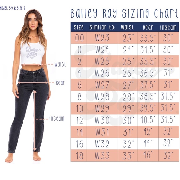 Bailey Ray & Co. Black High Waisted Jeans - Picture 5 of 5